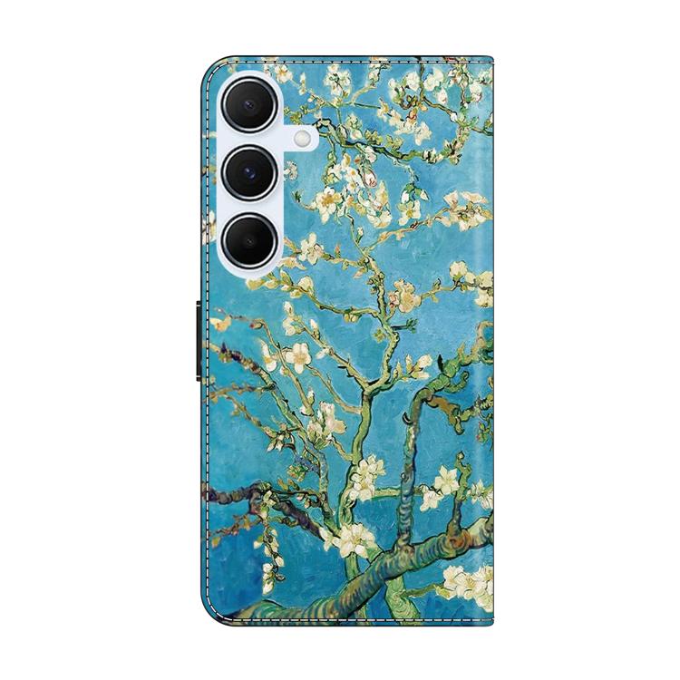 For Samsung Galaxy A25 5G Crystal-Like Painted Vegan Leather Phone Case