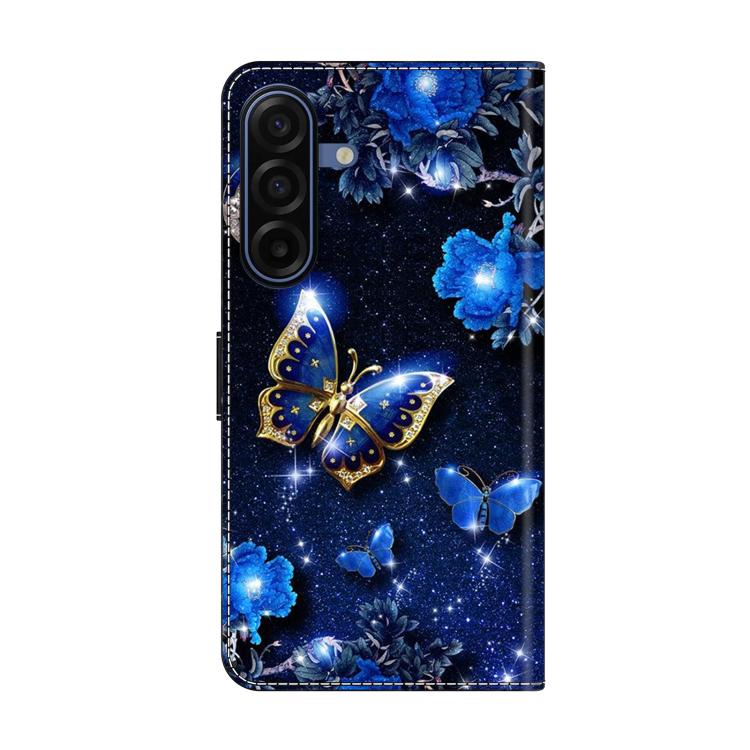 For Samsung Galaxy A17 / A26 5G Crystal-Like Painted Vegan Leather Phone Case