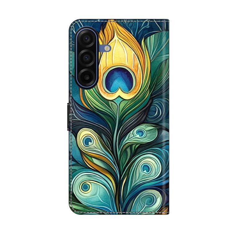 For Samsung Galaxy A17 / A26 5G Crystal-Like Painted Vegan Leather Phone Case