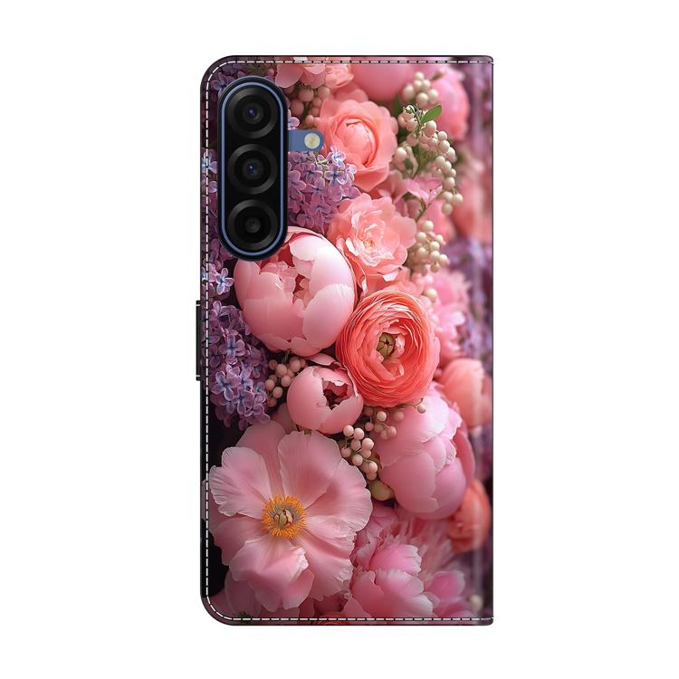 For Samsung Galaxy A17 / A26 5G Crystal-Like Painted Vegan Leather Phone Case
