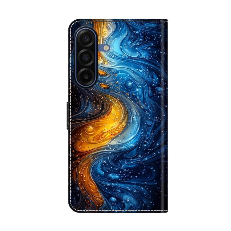 For Samsung Galaxy A17 / A26 5G Crystal-Like Painted Vegan Leather Phone Case
