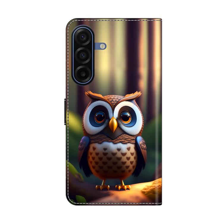 For Samsung Galaxy A17 / A26 5G Crystal-Like Painted Vegan Leather Phone Case