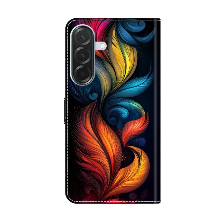 For Samsung Galaxy A36 / A56 5G Crystal-Like Painted Vegan Leather Phone Case