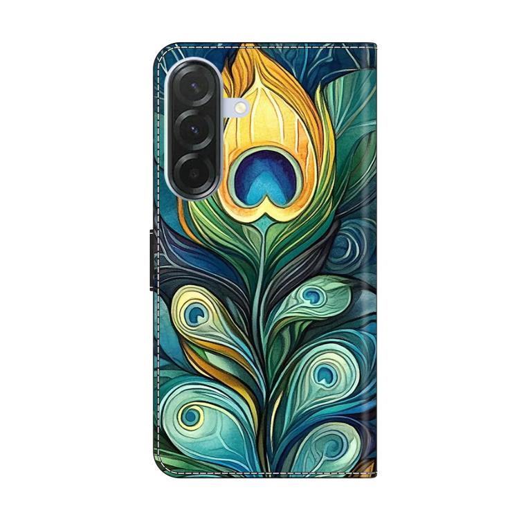 For Samsung Galaxy A36 / A56 5G Crystal-Like Painted Vegan Leather Phone Case