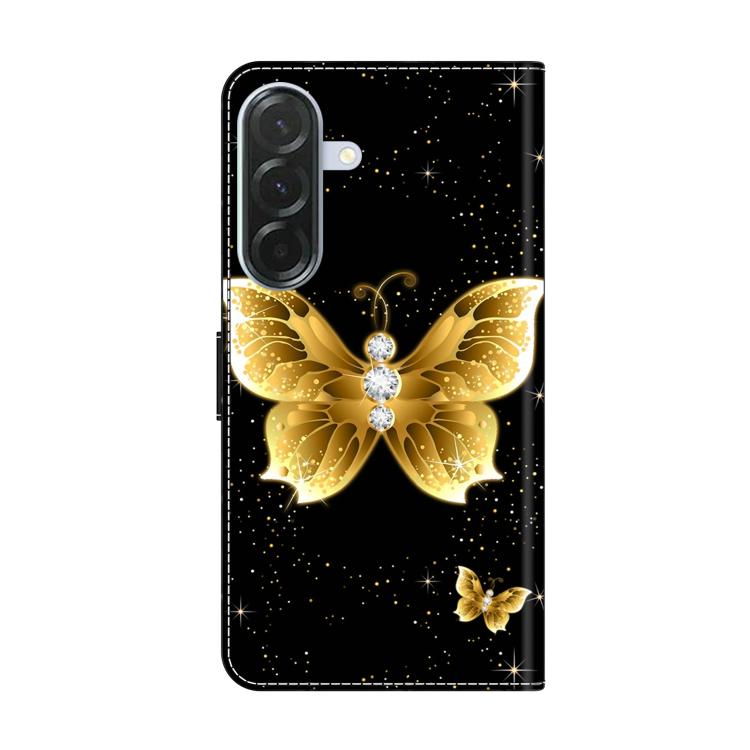 For Samsung Galaxy A36 / A56 5G Crystal-Like Painted Vegan Leather Phone Case