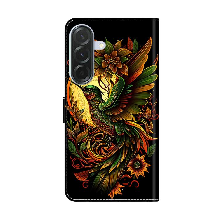 For Samsung Galaxy A36 / A56 5G Crystal-Like Painted Vegan Leather Phone Case