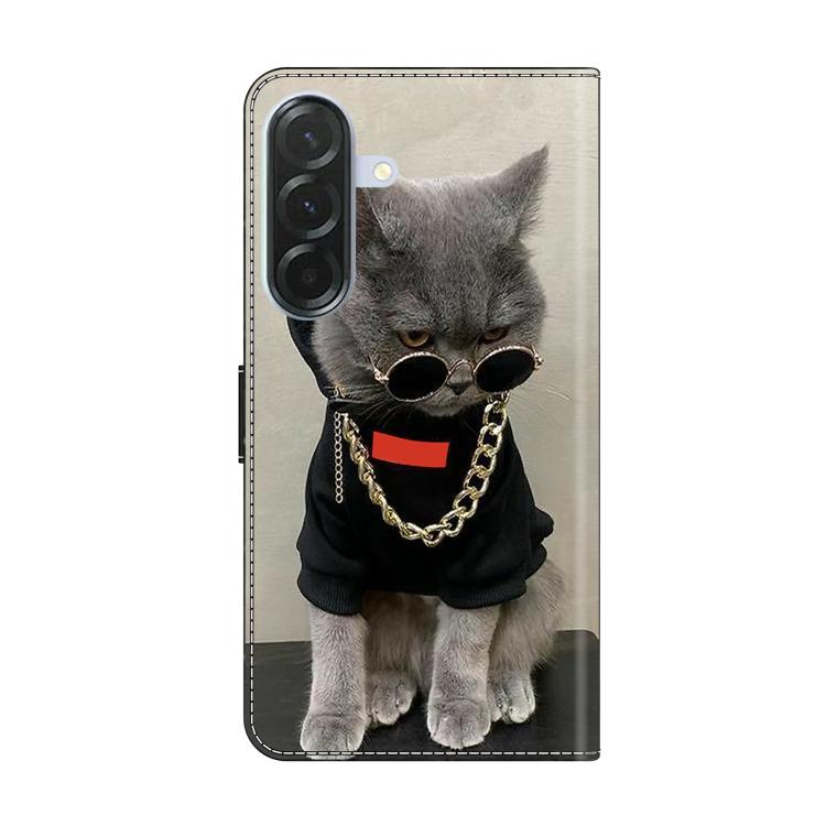 For Samsung Galaxy A36 / A56 5G Crystal-Like Painted Vegan Leather Phone Case