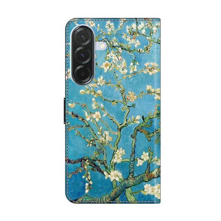 For Samsung Galaxy A36 / A56 5G Crystal-Like Painted Vegan Leather Phone Case