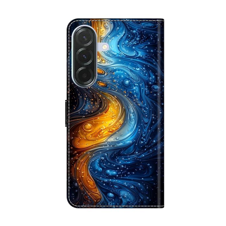 For Samsung Galaxy A36 / A56 5G Crystal-Like Painted Vegan Leather Phone Case