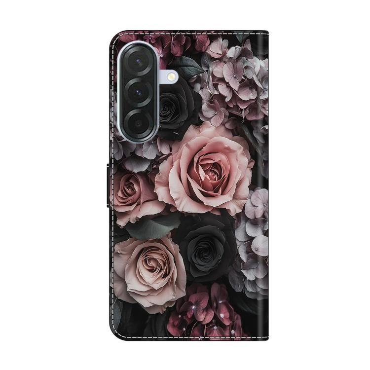 For Samsung Galaxy A36 / A56 5G Crystal-Like Painted Vegan Leather Phone Case