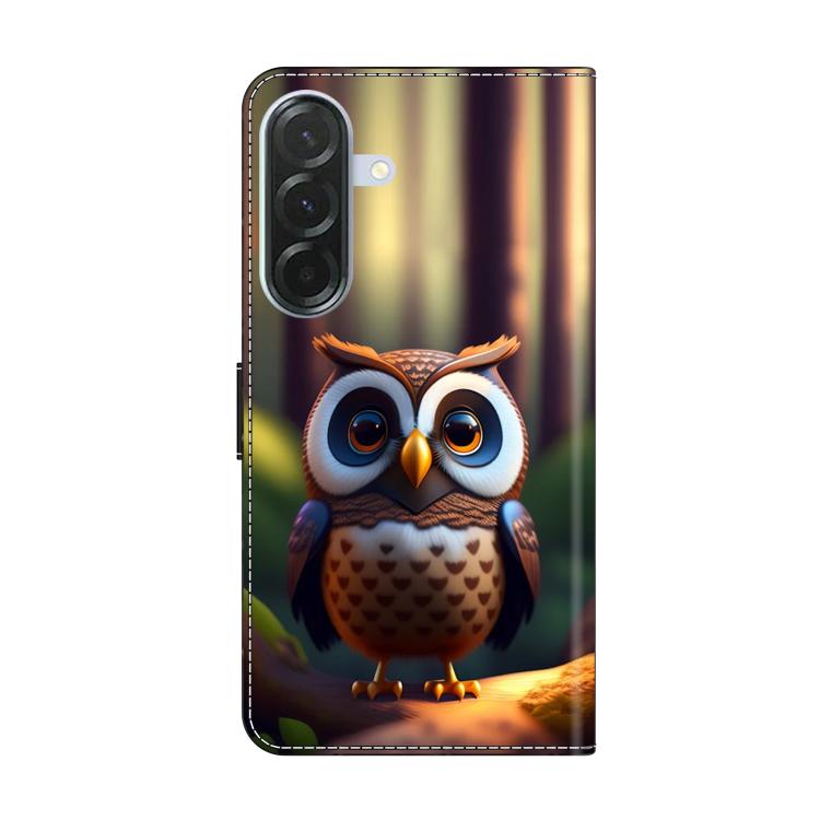 For Samsung Galaxy A36 / A56 5G Crystal-Like Painted Vegan Leather Phone Case