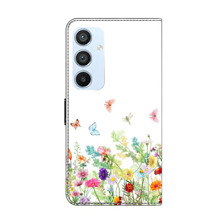 For Samsung Galaxy A54 5G Crystal-Like Painted Vegan Leather Phone Case
