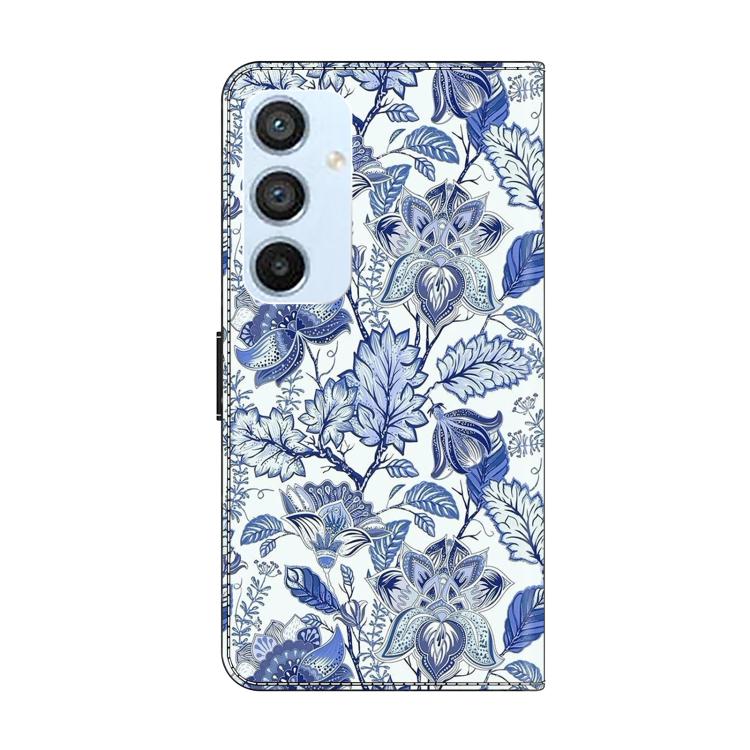 For Samsung Galaxy A54 5G Crystal-Like Painted Vegan Leather Phone Case