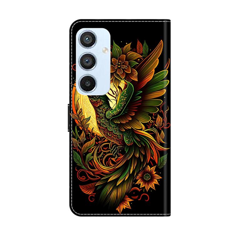 For Samsung Galaxy A54 5G Crystal-Like Painted Vegan Leather Phone Case
