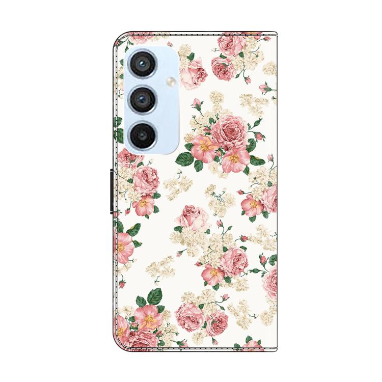 For Samsung Galaxy A54 5G Crystal-Like Painted Vegan Leather Phone Case