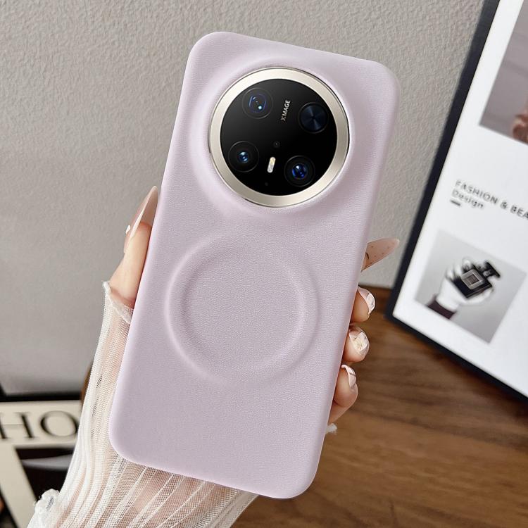For Huawei Mate 70 Pro/70 Pro+ Matte Velvet Finish PC + Vegan Leather Magnetic Phone Case