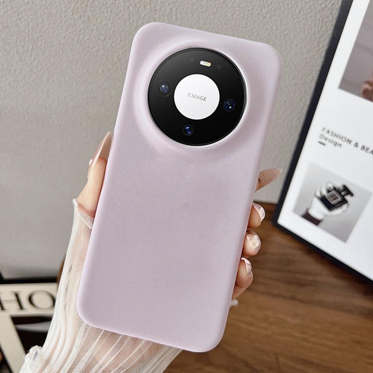 For Huawei Mate 80 / 80 Pro Matte Velvet Finish PC + Vegan Leather Phone Case