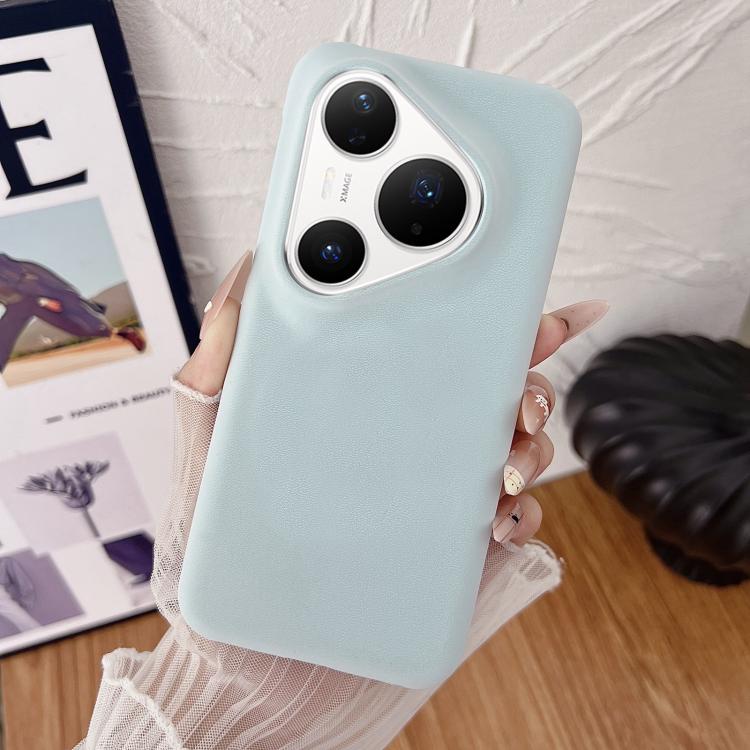 For Huawei Pura 80 Pro 5G Matte Velvet Finish PC + Vegan Leather Phone Case