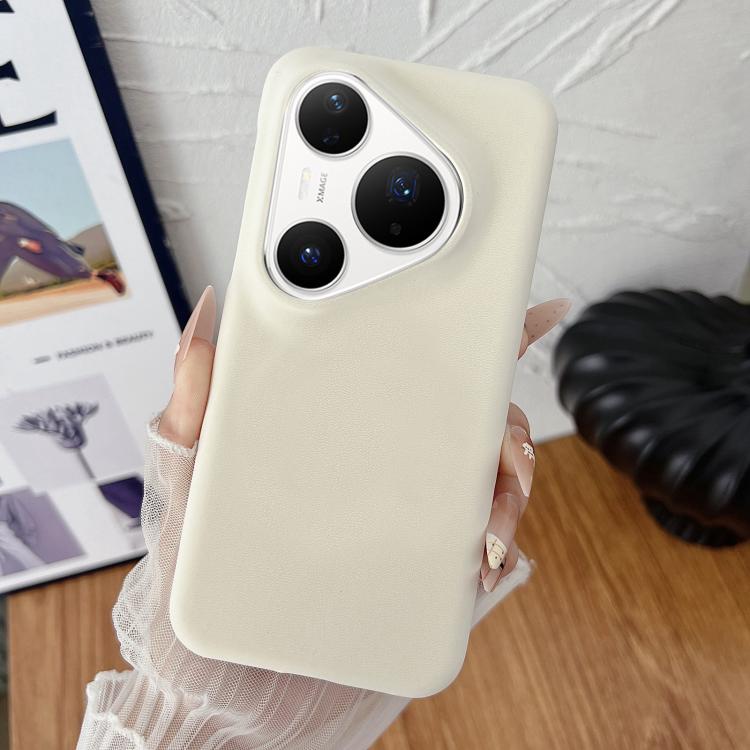 For Huawei Pura 80 Pro 5G Matte Velvet Finish PC + Vegan Leather Phone Case