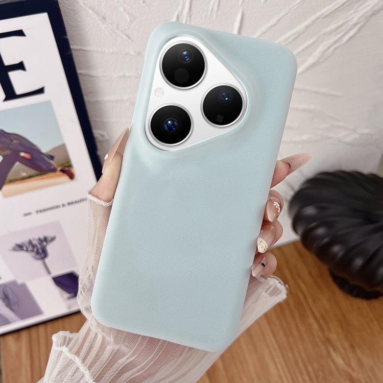 For Huawei Pura 80 5G Matte Velvet Finish PC + Vegan Leather Phone Case