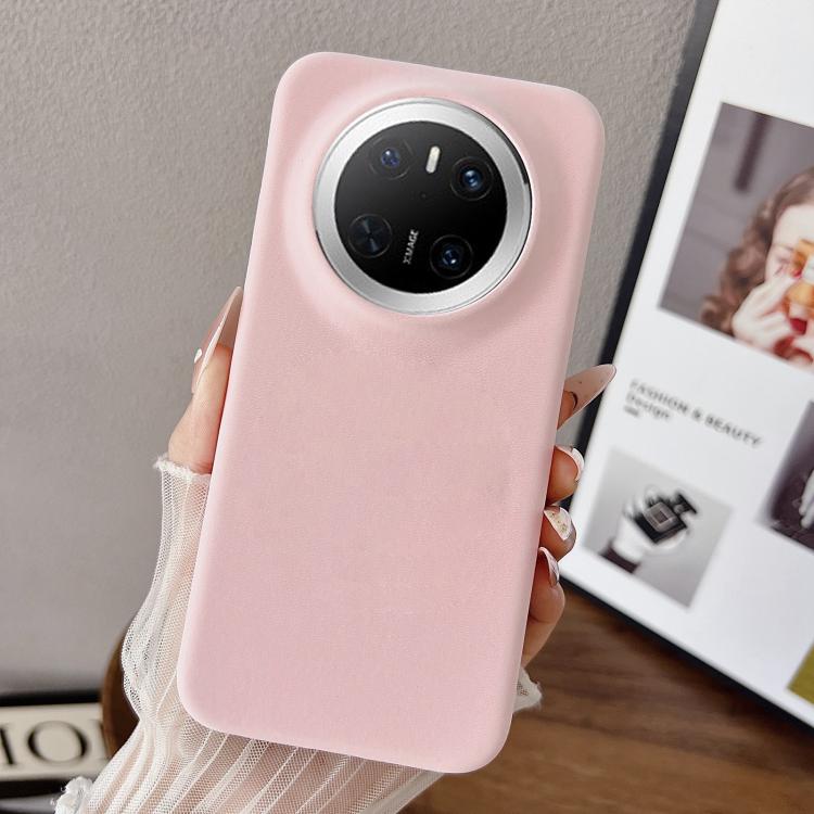 For Huawei Mate 70 Matte Velvet Finish PC + Vegan Leather Phone Case