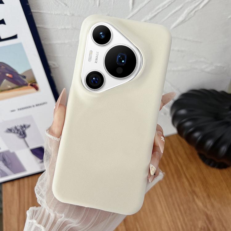 For Huawei Pura 70 Pro/70 Pro+ Matte Velvet Finish PC + Vegan Leather Phone Case
