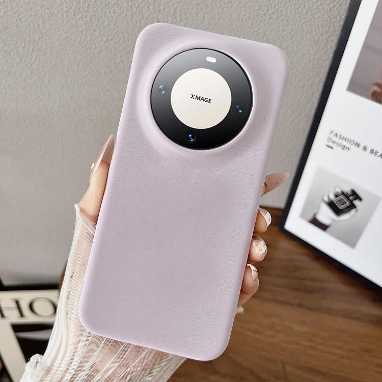 For Huawei Mate 60 Pro/60 Pro+ Matte Velvet Finish PC + Vegan Leather Phone Case