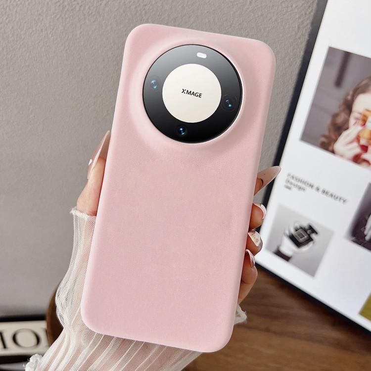 For Huawei Mate 60 Pro/60 Pro+ Matte Velvet Finish PC + Vegan Leather Phone Case