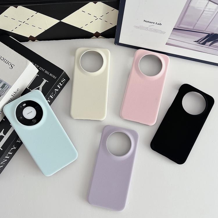 For Huawei Mate 80 Pro Max Matte Velvet Finish PC + Vegan Leather Phone Case