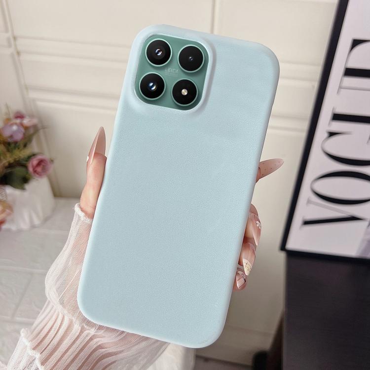 For Xiaomi 17 Matte Velvet Finish PC + Vegan Leather Phone Case