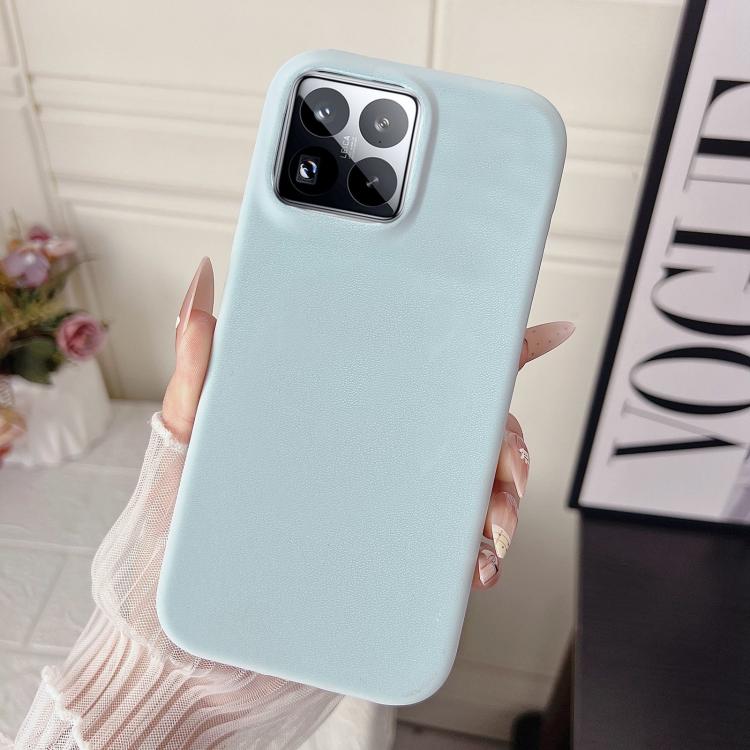 For Xiaomi 15 Pro Matte Velvet Finish PC + Vegan Leather Phone Case