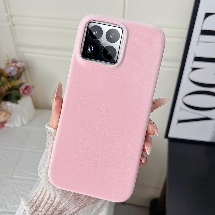 For Xiaomi 15 Pro Matte Velvet Finish PC + Vegan Leather Phone Case