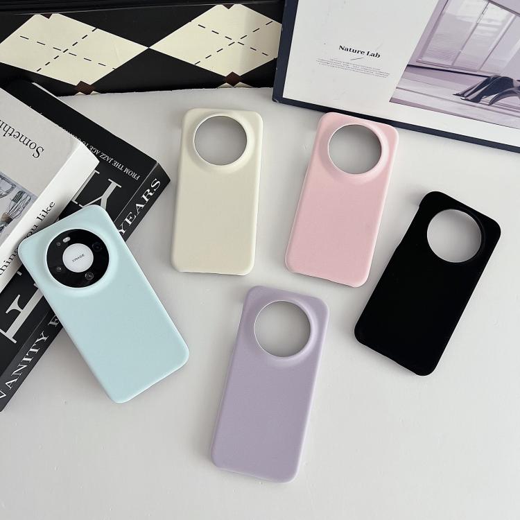 For Xiaomi 17 Pro Max Matte Velvet Finish PC + Vegan Leather Phone Case