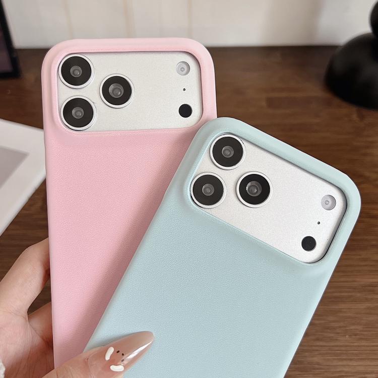 For iPhone 12 Pro Max Matte Velvet Finish PC + Vegan Leather Phone Case