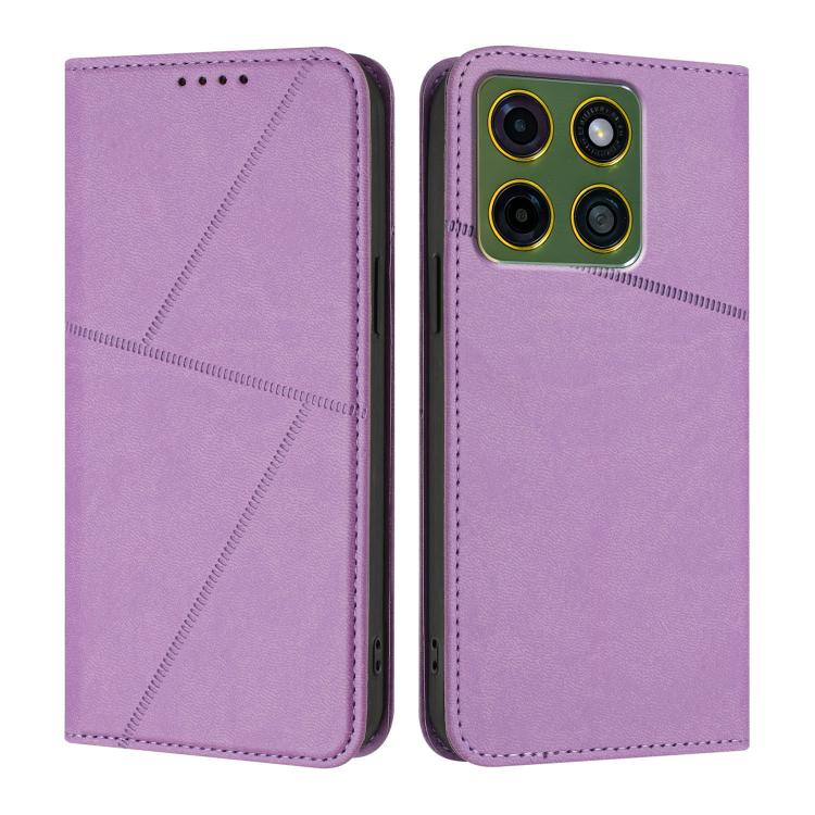 For Motorola Moto X70 Air Pro 5G Strong Magnetic Frosted Flip Leather Phone Case