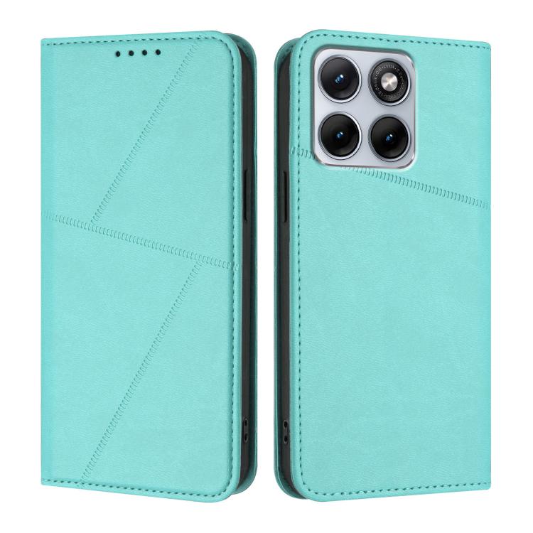 For Motorola Edge 70 Fusion 5G Strong Magnetic Frosted Flip Leather Phone Case