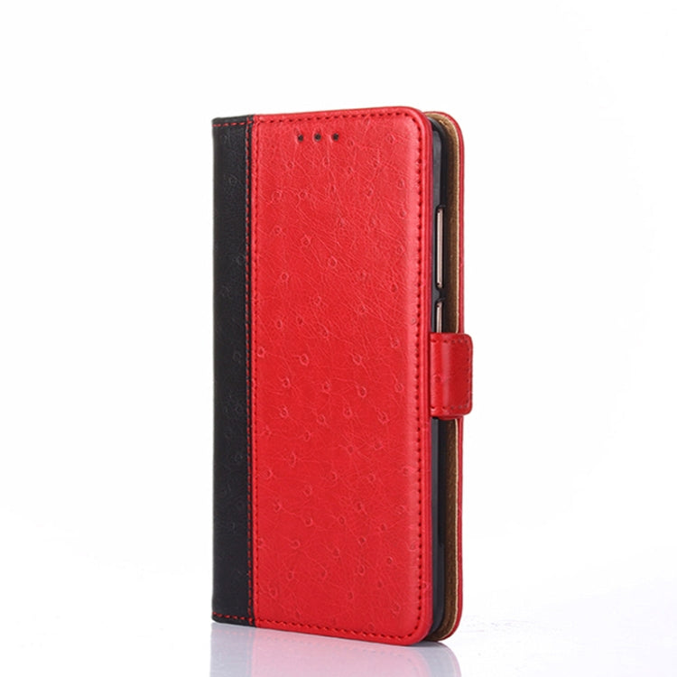 For iPhone 12 Pro Max Ostrich Texture PU + TPU Horizontal Flip Leather Case with Holder & Card Slots & Wallet