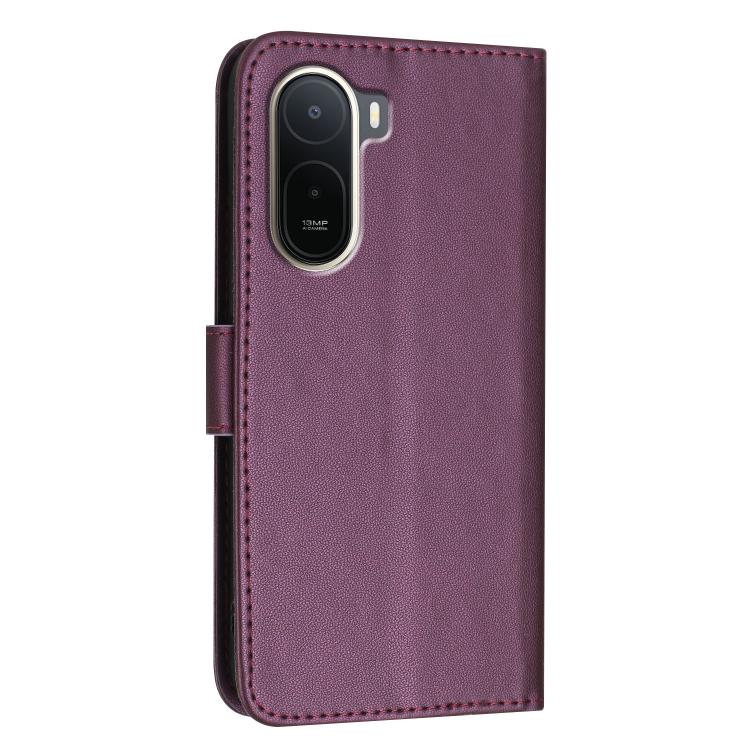 For Redmi A7 Pro 4G / 5G 171mm / Poco C85x 5G Triangle Pattern Buckle Clasp Leather Phone Case