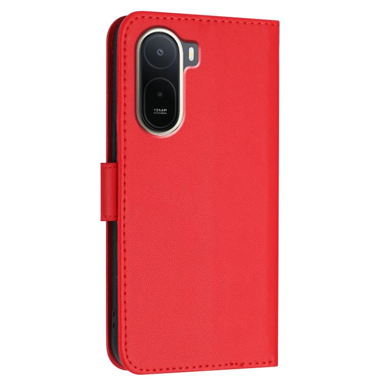For Redmi A7 Pro 4G / 5G 171mm / Poco C85x 5G Triangle Pattern Buckle Clasp Leather Phone Case