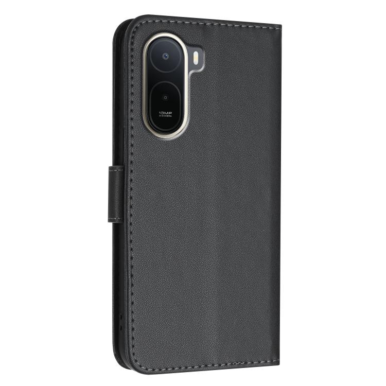 For Redmi A7 Pro 4G / 5G 171mm / Poco C85x 5G Triangle Pattern Buckle Clasp Leather Phone Case