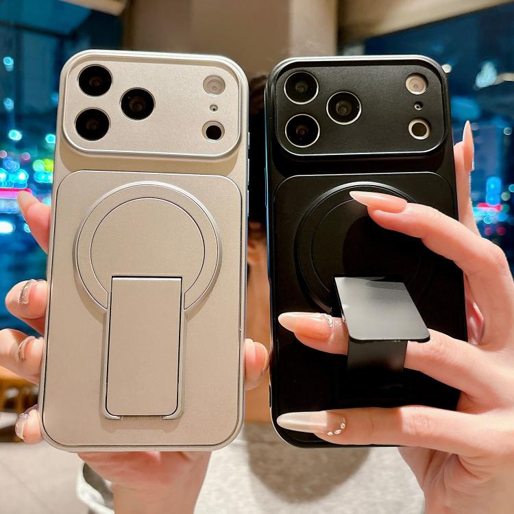 For iPhone 17 Pro Instantly Transforms Into 17 Pro Invisible Holder Magnetic Phone Case