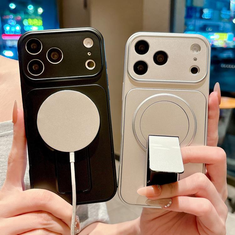 For iPhone 17 Pro Instantly Transforms Into 17 Pro Invisible Holder Magnetic Phone Case