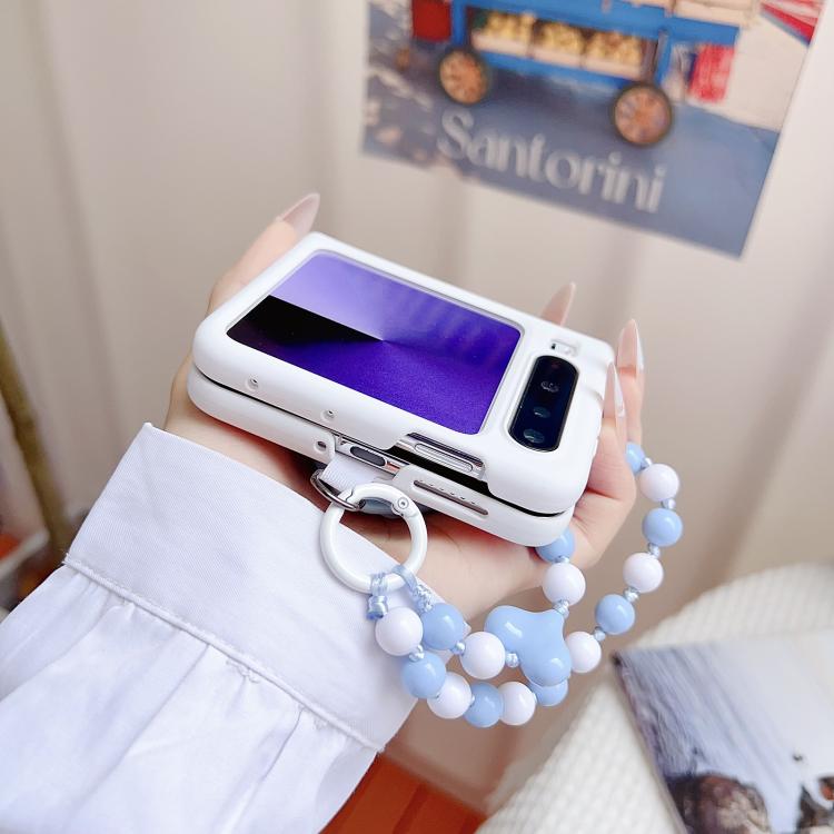 For Huawei Pura X Macaron Heart Shaped Bubble Holder Central Axis Double Magnetic Phone Case with Bracelet