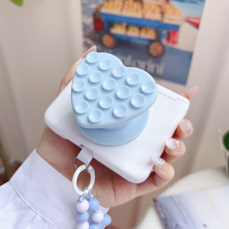 For Huawei Pura X Macaron Heart Shaped Bubble Holder Central Axis Double Magnetic Phone Case with Bracelet