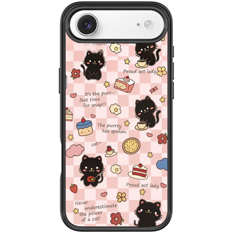 For iPhone Air Adorable Dessert Cat Pattern Magnetic Phone Case