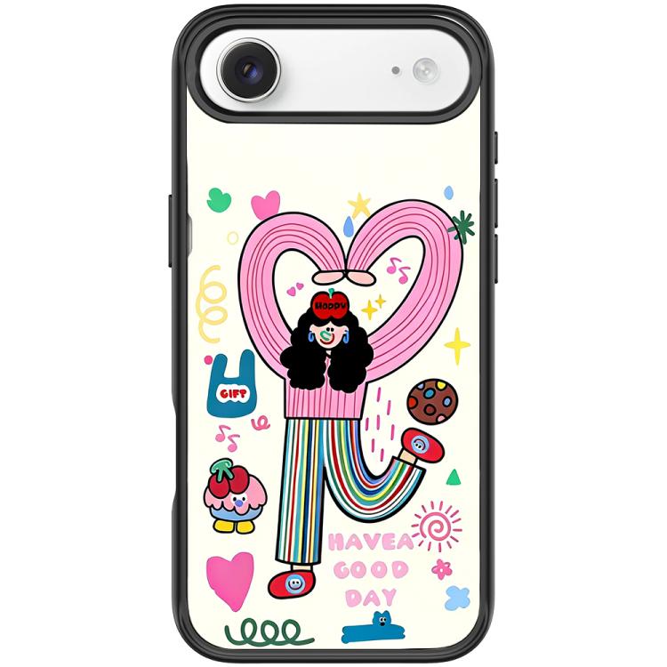 For iPhone Air Dopamine Girl Pattern Magnetic Phone Case