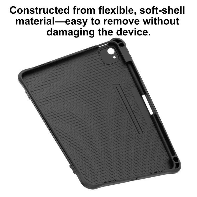 For iPad 2025 / 2022 Mutural Plain Series Vegan Leather Tablet Case