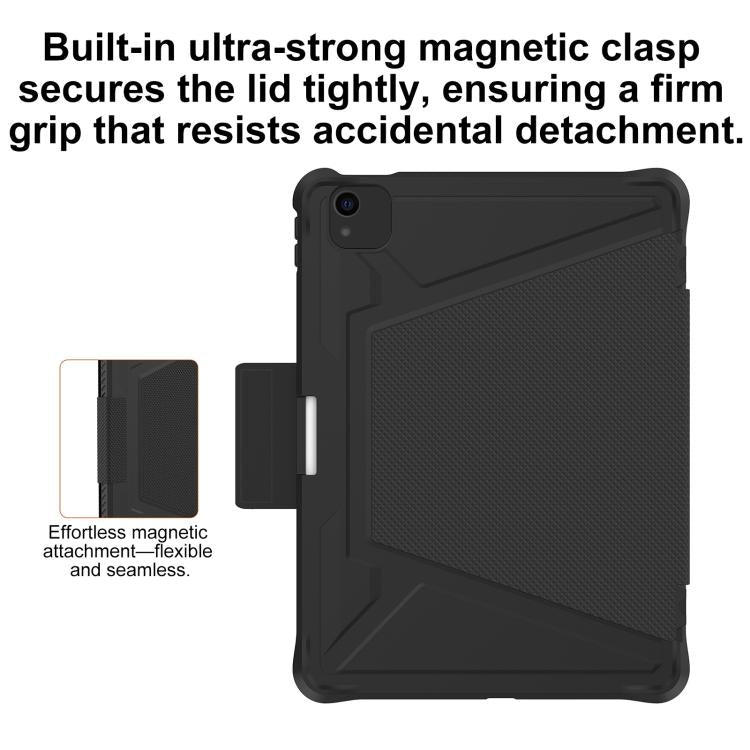 For iPad 2025 / 2022 Mutural Plain Series Vegan Leather Tablet Case