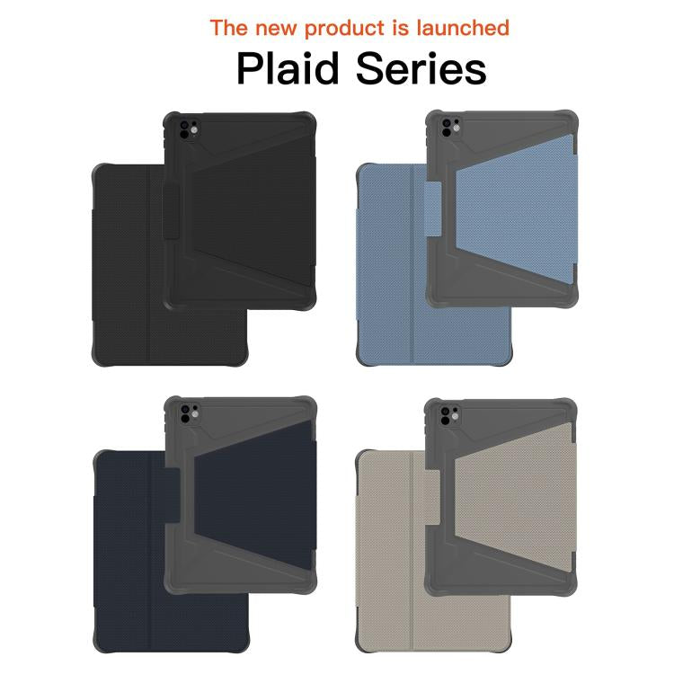 For iPad Air 11 2026 / 2025 / 2024 Mutural Plain Series Vegan Leather Tablet Case