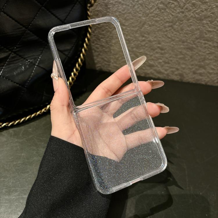 For Xiaomi Mix Flip Glitter Stardust Series PC Phone Case - Transparent